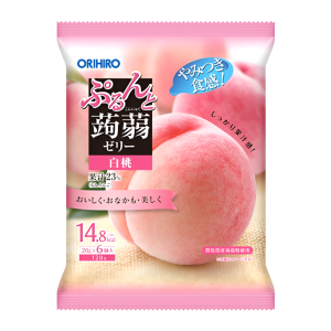 오리히로 곤약젤리 파우치 복숭아 백도맛 6개입