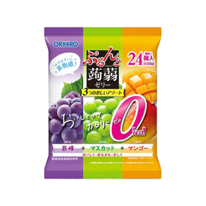 오리히로 곤약젤리 파우치 대용량 제로 칼로리 거봉+머스캣+망고 (24개입)