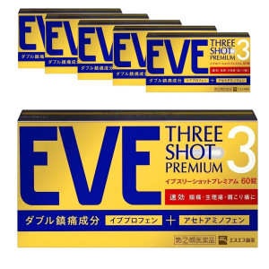 이브 진통제 쓰리샷 프리미엄 60정, 6개 세트