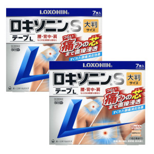 일본 록소닌 파스 S 부착형 L 대형 파스 7매, 2세트