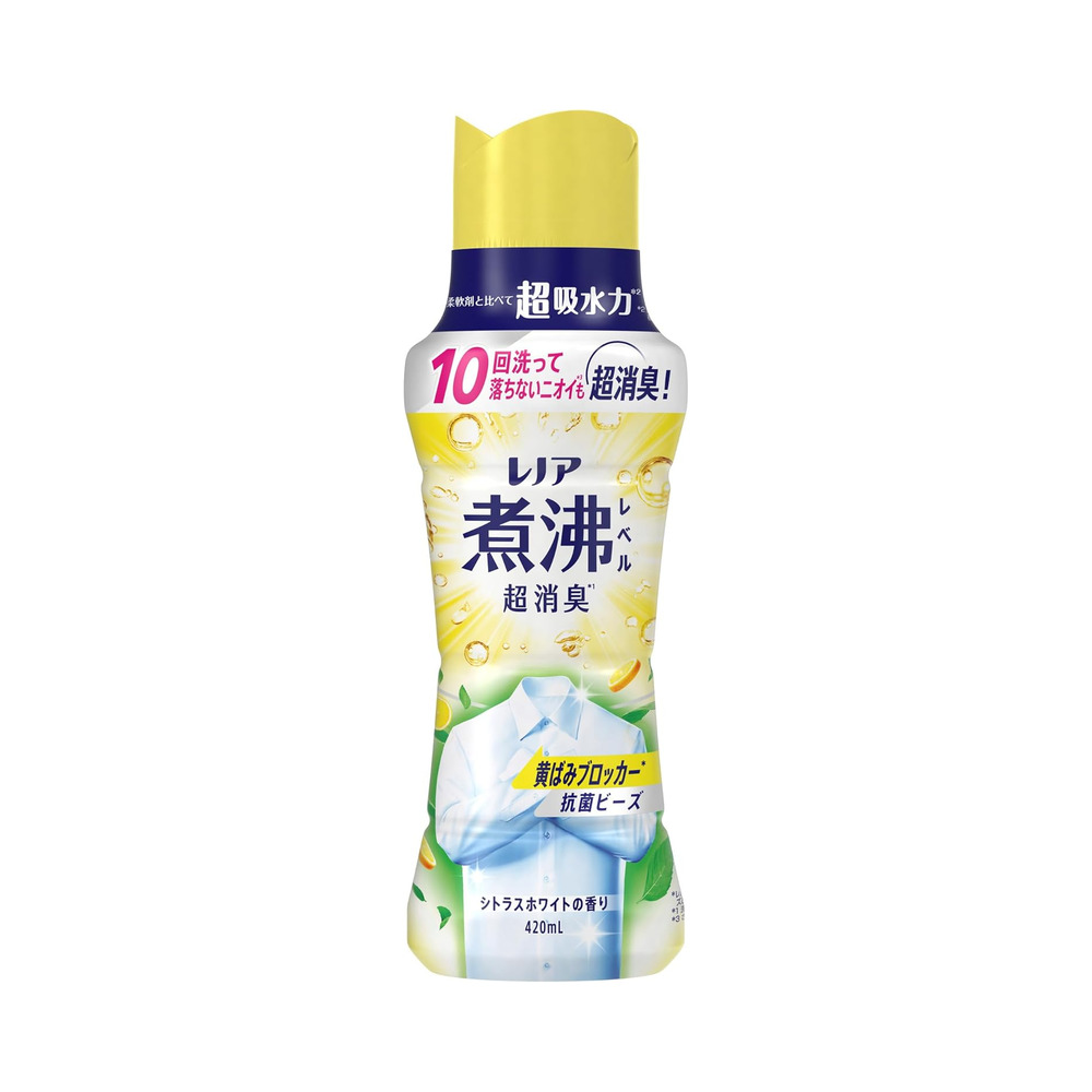 레노아 초탈취 향균비즈 시트러스 화이트향 420ml
