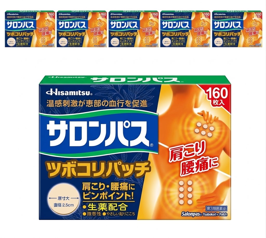 샤론파스 츠보코리패치 160매, 6개 세트