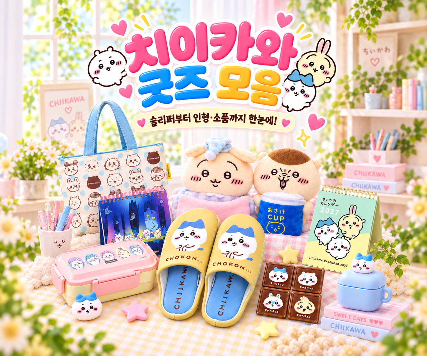 먼작귀 치이카와 캐릭터 굿즈